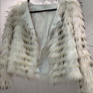 Real fur jacket